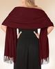 70*200Women's Imitation Cashmere Shawl and Shawl Evening Dress Long Scarf Wedding Bride Bridesmaid Shawl Gift Solid Color Scarf