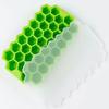 37 Silicone Molds Honeycomb Ice Cube Trays Reusable Mold BPA Free Ice Maker with Removable Lids Ice Bucket Summer Accessories