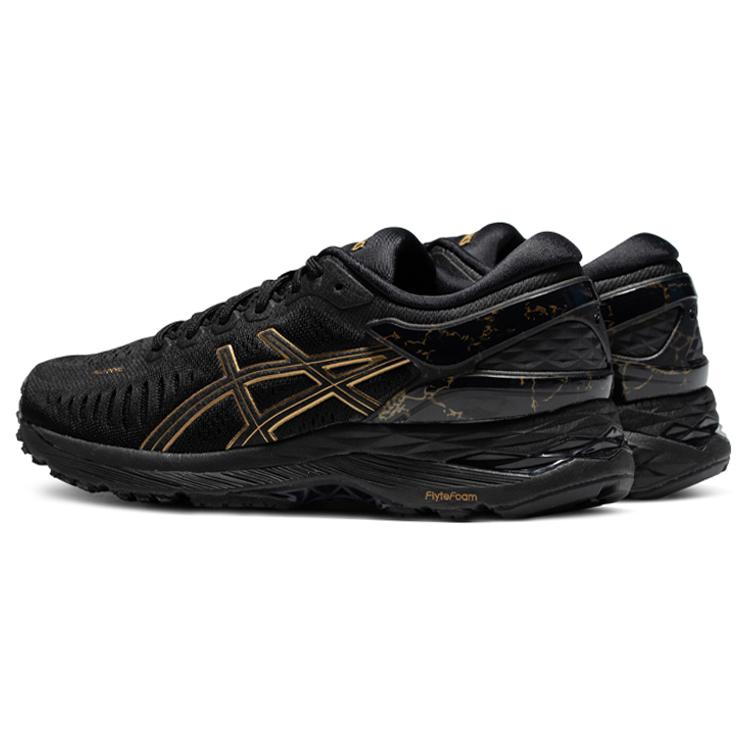ASICS Womens Metarun 'Black Pure Gold' (women's sizes) Black / Pure Gold Running Shoes 1012B139 001