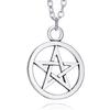 Men Lucifer Religious Fashion Satan Sign Retro Pentagram Pendant Necklace