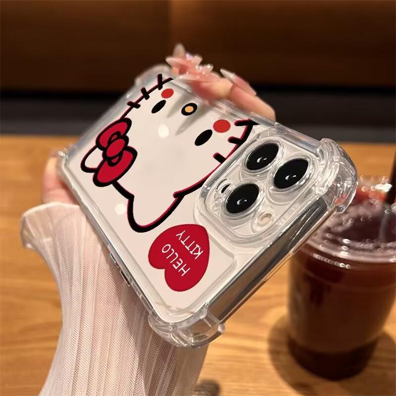 Милый прозрачный чехол Hello Kitty для Huawei Honor 600 400 Lite 5G 400 Pro X9B X6C X7D X8D X6D X5C 5G Мягкий противоударный чехол