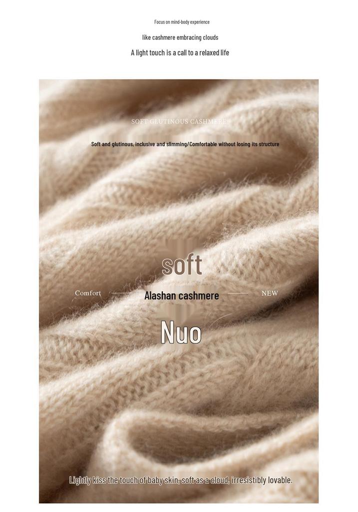 Women's 100% Pure Cashmere Scarf - Versatile Fall/Winter Knit, Solid Color, Warm & Stylish