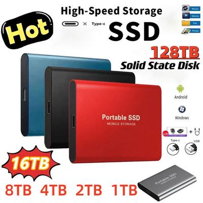 Высокоскоростной 1ТБ/2ТБ SSD твердотельный накопитель для мобильного расширения