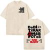 Gewaschenes Vintage Rapper Bad Bunny T-Shirt Debi Tirar Mas Fotos DTMF Tour 2026 T-Shirts Herren Damen Kleidung Mode13