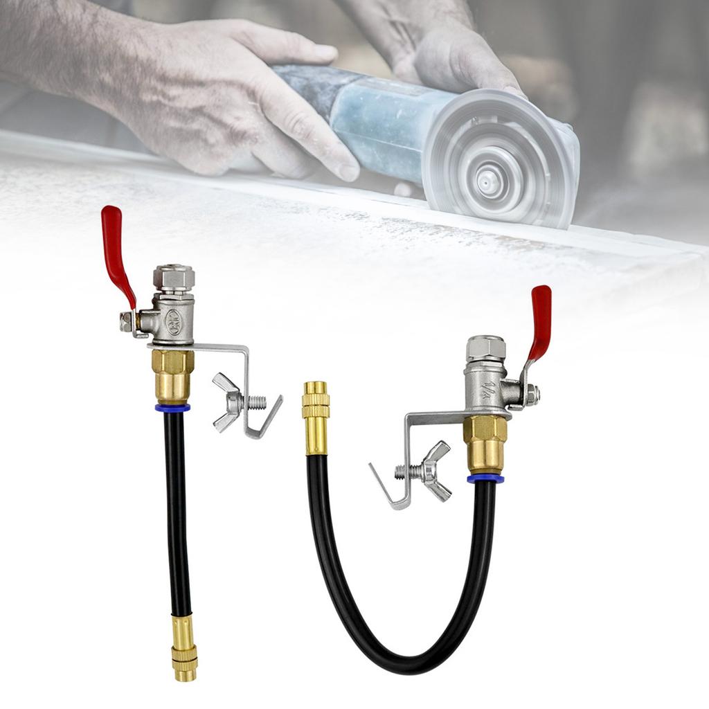 Комплект распылителя воды для резки камня, уменьшающий образование пыли, подходит для угловой шлифовальной машины, повышает эффективность инструмента благодаря простой установке