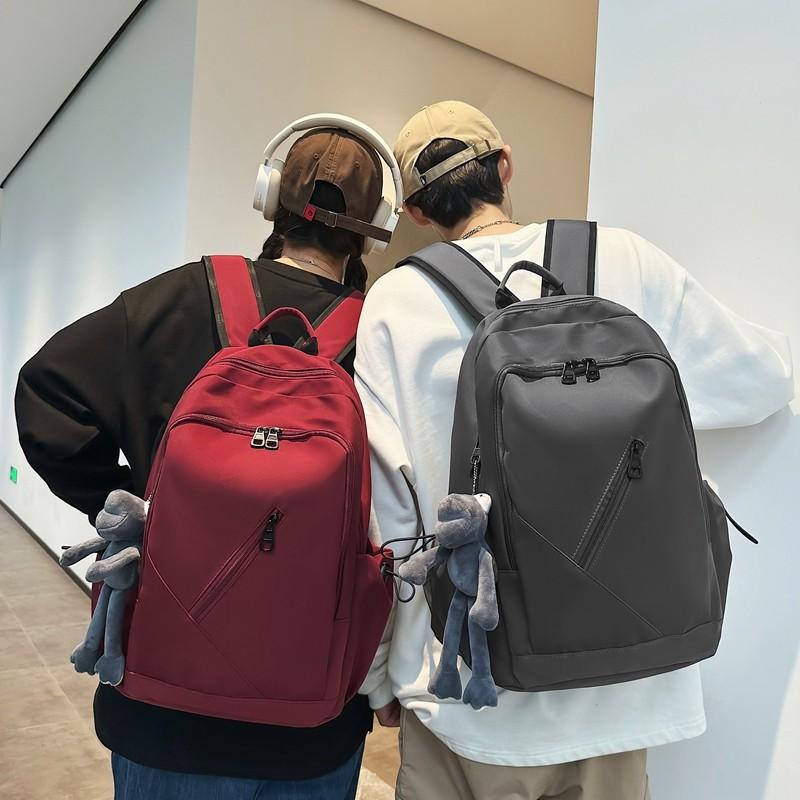 Рюкзак школьной сумки сплошного цвета Унисекс для учащихся средней школы