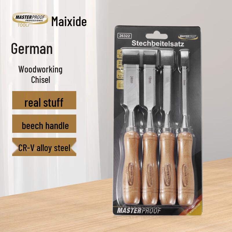 MASTERPROOF Woodworking Chisel & Carving Tool Set