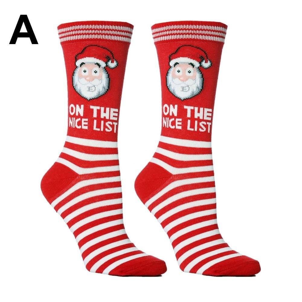 Thickness Novelty Xmas Funny Socks Man Woman Lady Santa Stockings Christmas Socks Santa Claus