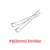 200PCS 3mm 5mm 940nm LEDs Infrared Emitter and IR Receiver Diode 100 Pairs Light Emitting Receiving DIODES F3 F5
