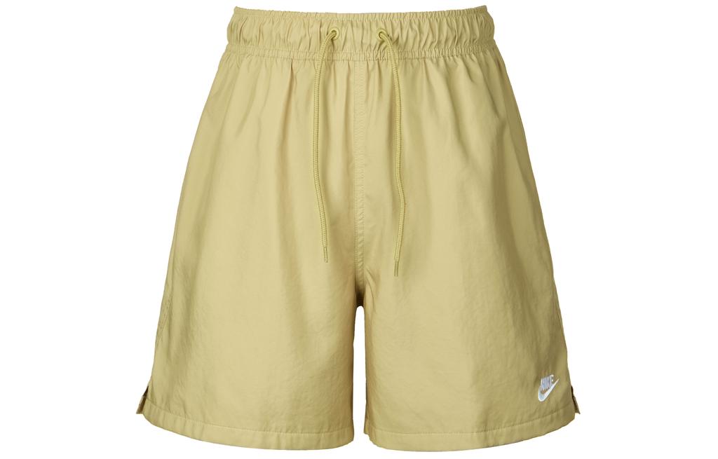 Nike Тканые повседневные шорты мужские темно-хаки средние FN3308-297