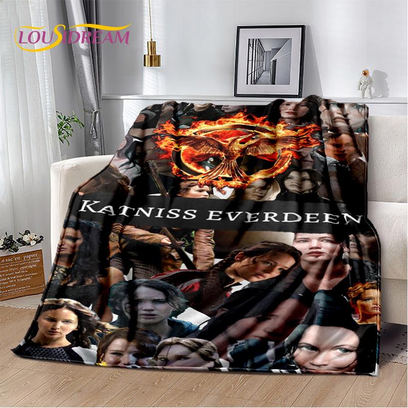 3D The Hunger Games Movie Archer Character Soft Flannel Blanket for Beds Bedroom Sofa Picnic,Throw Blanket for Cover Outdoors