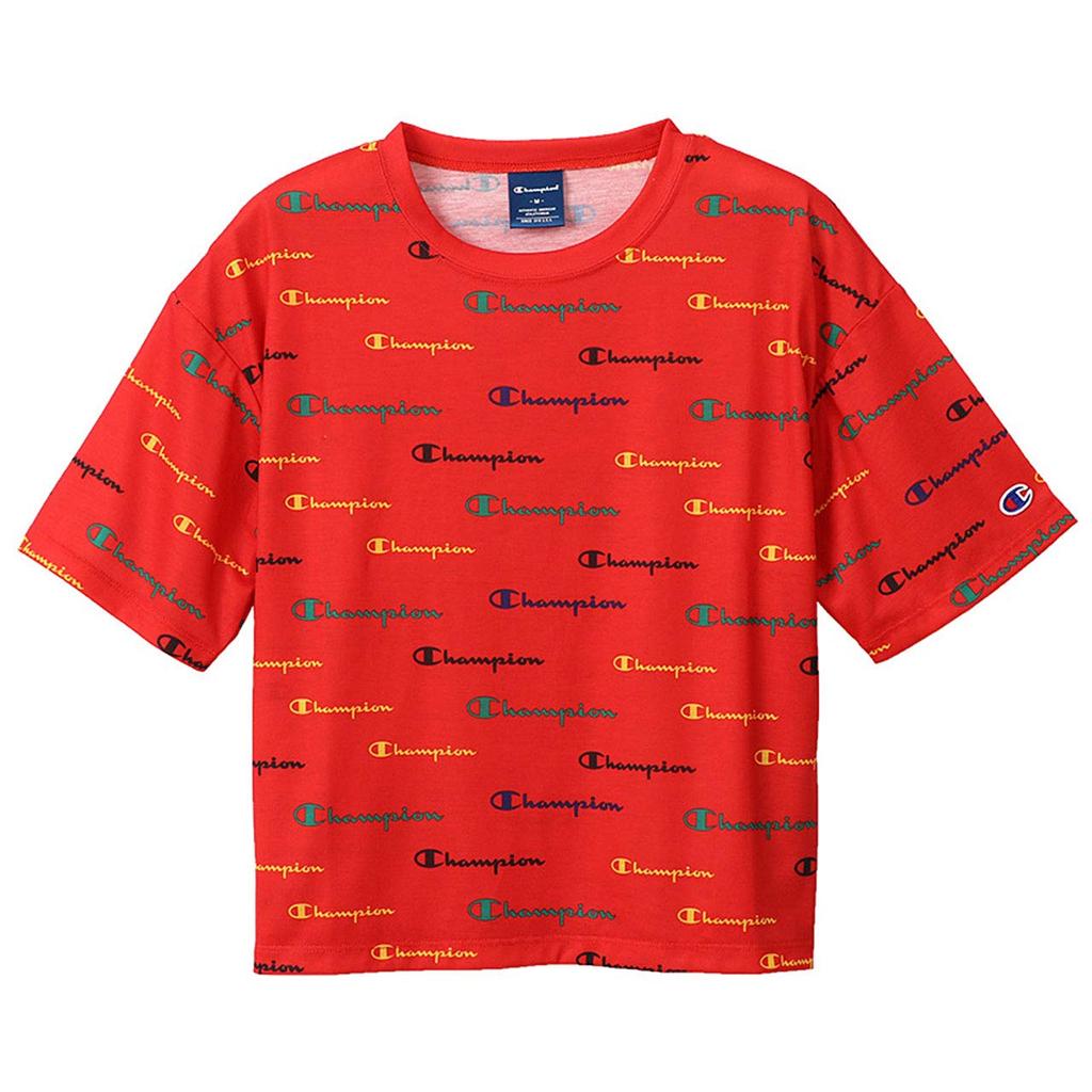 Champion Size M Women's T-Shirt CW-RS309 Red, (Japanese Size)