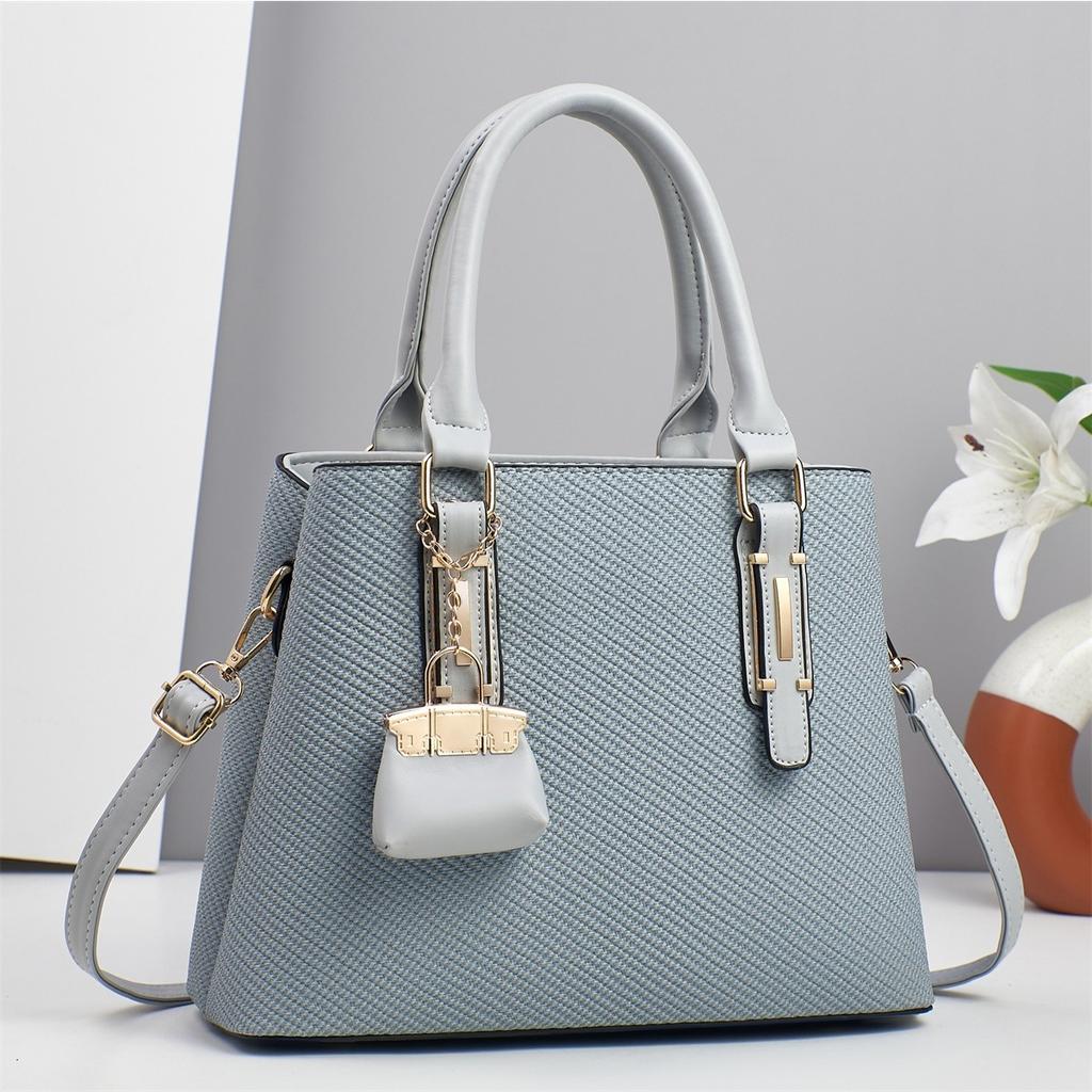 Новая сумка Macaron Splicing Handbag Высококачественная простая и атмосферная сумка через плечо Универсальная сумка через плечо большой вместимости