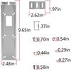 H7BD 000-12603-001 Кронштейн для крепления датчика на транец Совместим для StructureScan 3D TotalScan Яхты Морской Рыбалки Ударопрочный