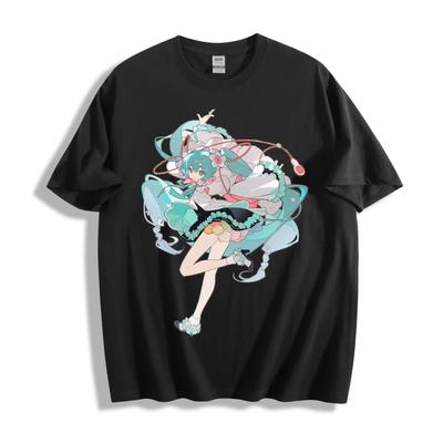 Hatsune Miku Изящный наряд Футболка - Дизайн аниме-персонажа Унисекс футболка