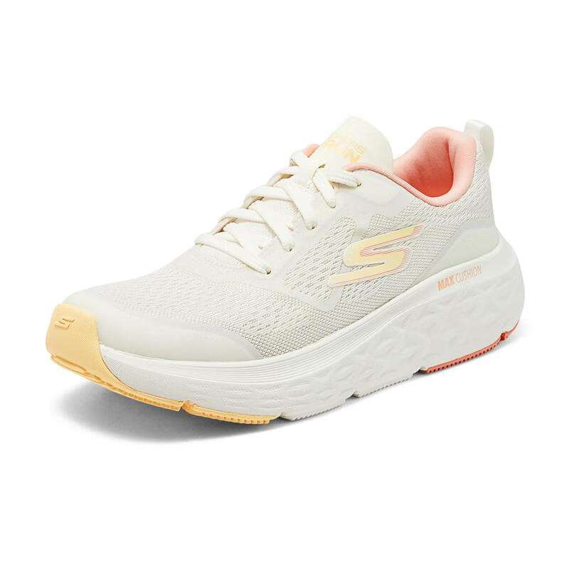 Skechers Серия Go Удобные Универсальные Низкие Беговые Кроссовки Женские Кроссовки Светло-Желтый Розовый 129126-NTPK
