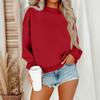 Women Winter Tops Women's Long Sleeve Sweatshirt Casual  Loose Fit Pollover Fleece Tops