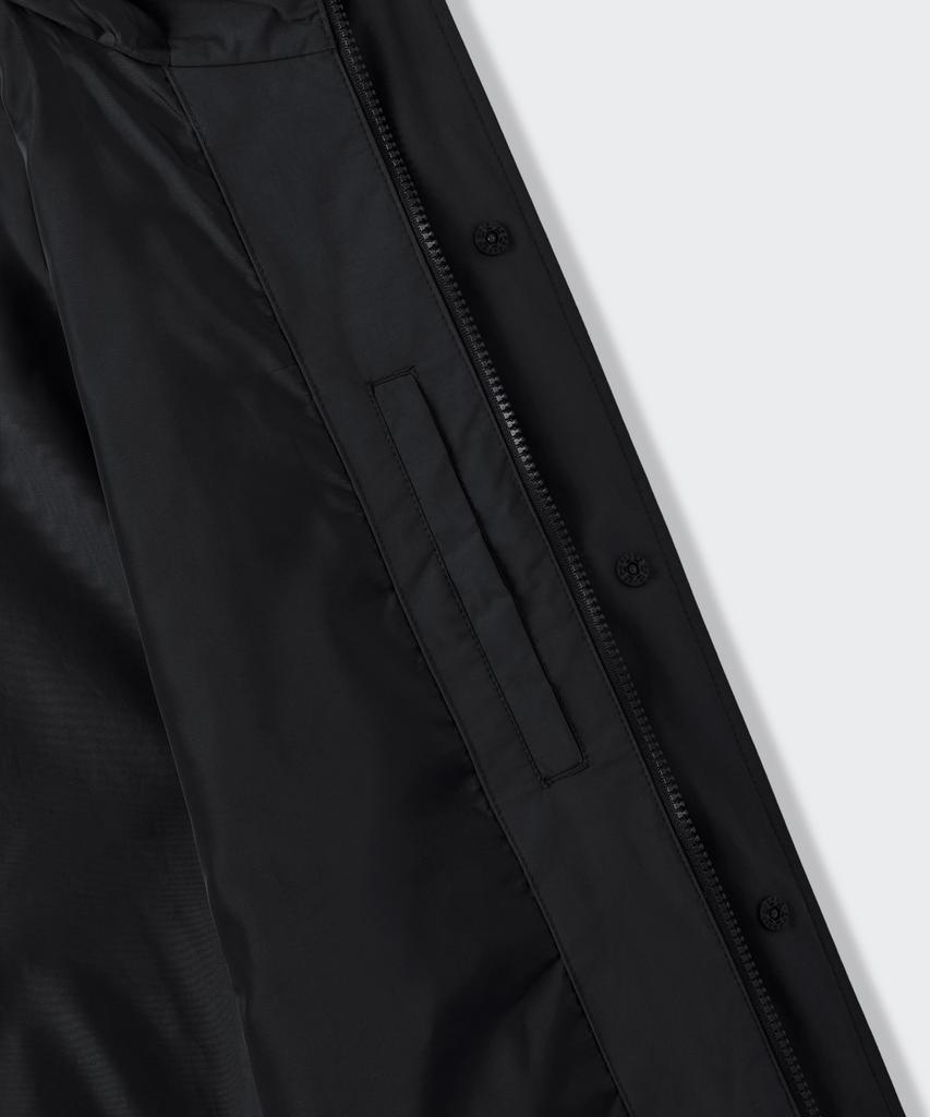 MUSINSA STANDARD Oversized Hooded Shell Parka [Black]
