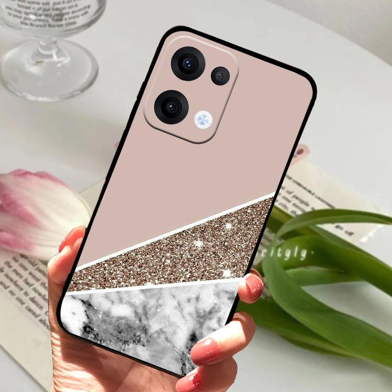 Чехол для Oppo Reno13 Pro Reno 13 12 5G Милое Животное Мягкий Силикон ТПУ Чехол для Телефона Для Oppo Reno12 Pro Защита Fundas Сумка для Телефона
