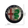 LPBFM1 74MM Car Front Rear Emblem Trunk Badge Sticker Replace Accessories for Alfa Romeo Logo Giulia 159 147 156 Stelvio Giulietta Mito
