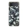 Чехол для телефона Samsung Galaxy Z Flip 6 5 4 Прозрачный для Samsung Z Flip 3 Жесткий ПК Складной корпус Доллар США Наличные Роскошный