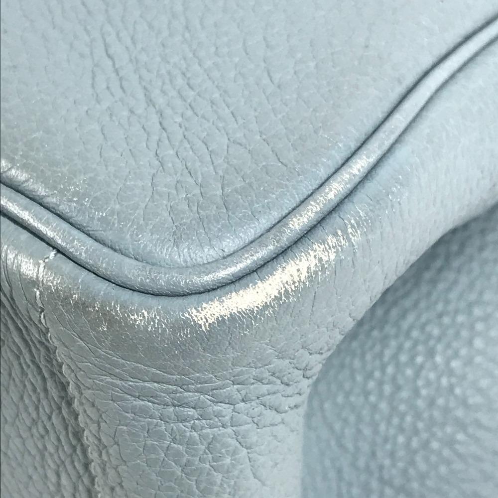 HERMES Victoria Cabas 32 Shoulder bag Tote Bag Taurillon Clemence blue
