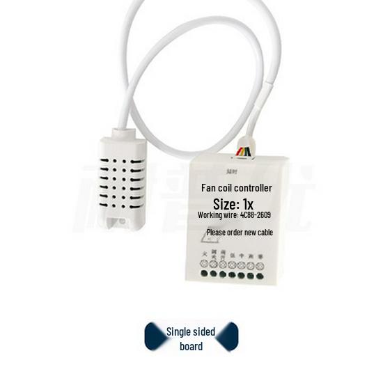 Wireless Hotel Thermostat & Fan Coil Controller with Remote Three-Speed Switch