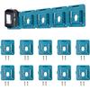 1-11 упаковок Держатель для аккумулятора Makita 18V, Настенный органайзер для хранения аккумуляторов для BL1811 для Рабочего фургона, Полки, Ящика для инструментов