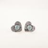 Sky Blue Topaz Stone 925 Silver Handmade Stud Post Mother Gift Earrings Jewelry EE-143-15