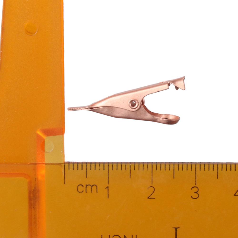 20pcs Copper Copper Plated  Alligator Clips Electrical Testing Clips  Electrical Battery Clamp Test