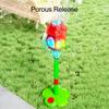 Automatic Bubble Machine for Kids Bubble Blower with Lights And Music Adjustable Height 17-38 Inches Vertical Bubble Tower Stand Hands-Free