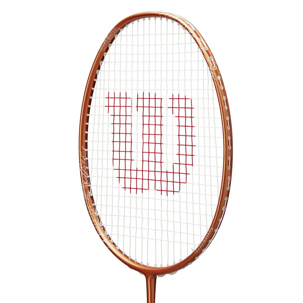 Ракетка для бадминтона Wilson VERTEX 300 оранжевая WR154211S2 начальная модель с мягким чехлом [только рамка]