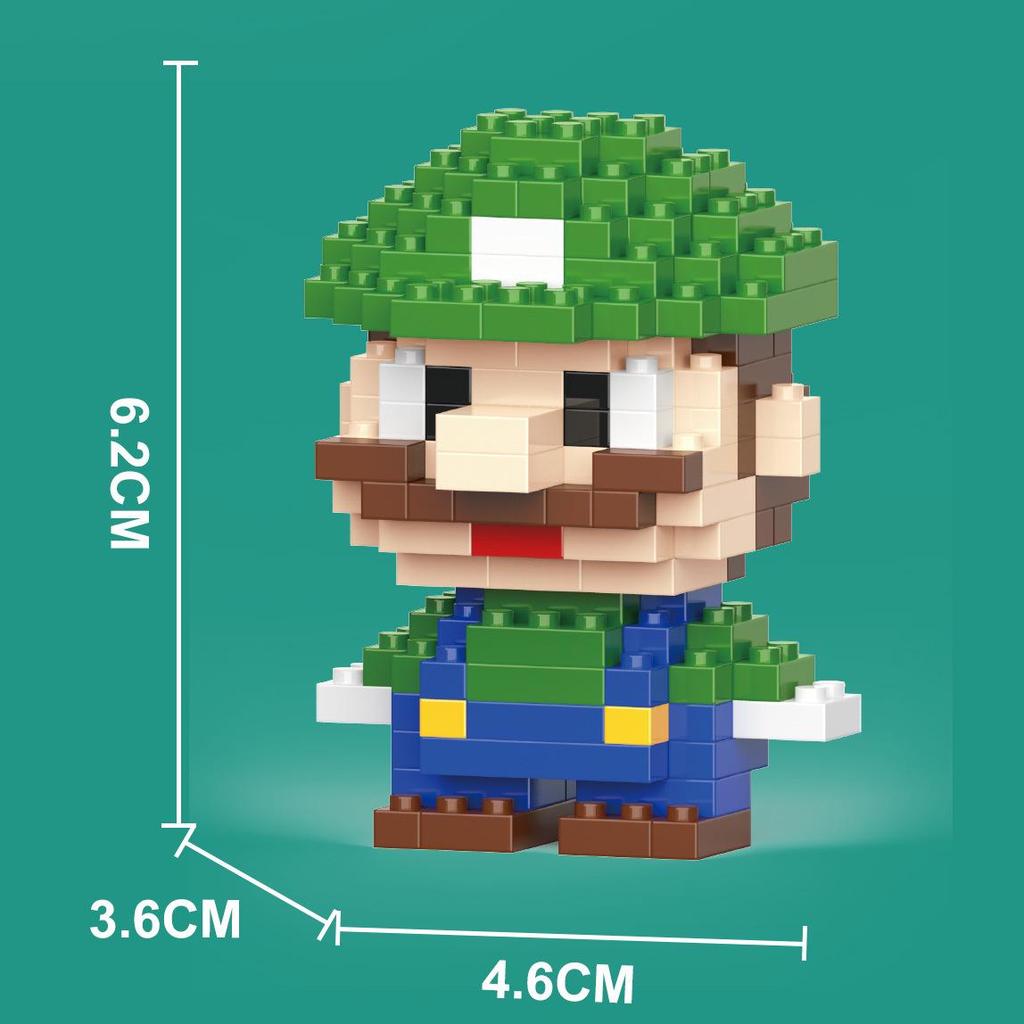 LEGO-Compatible Mini Building Blocks: Cartoon Figurines & Educational Toys