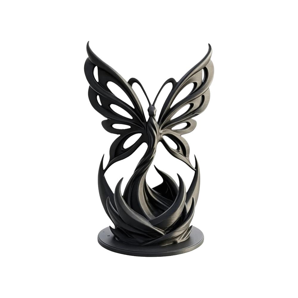 Hollow Twist Butterfly Statue Minimalist Desktop Art Ornament Abstract Butterfly Sculpture Home