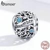 BAMOER 100% Real 925 Sterling Silver Beads Charm Fit Original Bracelet New Pendant Bangle Jewelry