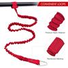 4 Pack Kayak Paddle Leash Lightweight Stretchable Coiled Kayak Rod Leash Lanyard for SUP Boating
