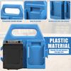4-слотный держатель для аккумуляторов Makita 18V и 14.4V Портативный и прочный кейс для хранения аккумуляторов Ручка в комплекте для электрика и плотника