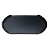 46cm Oval Flight Tray In Black Lacquerware Made In Dishwasher Safe J-kitchens (Tray/Tray) Pearl, Non-Slip, Heat-Resistant (ABS Resin), Japan,