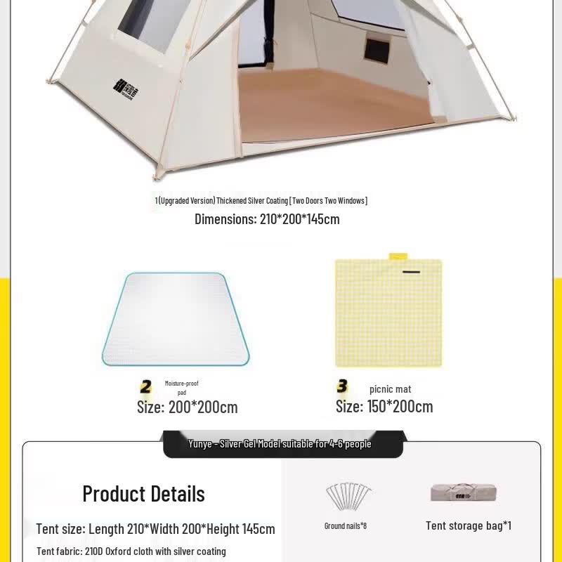 Explorer Automatic Portable Outdoor Camping Tent