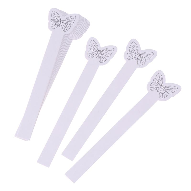 100 Pcs Aromatherapy Fragrance Perfume Essential Oils Test Paper Strips Butterfly Pattern Perfume Test Paper 115*10Mm