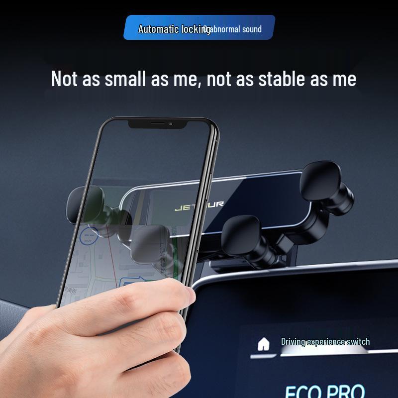 Крепление экрана Jetour Dasheng: Гравитационный держатель для телефона с навигацией для автомобилей