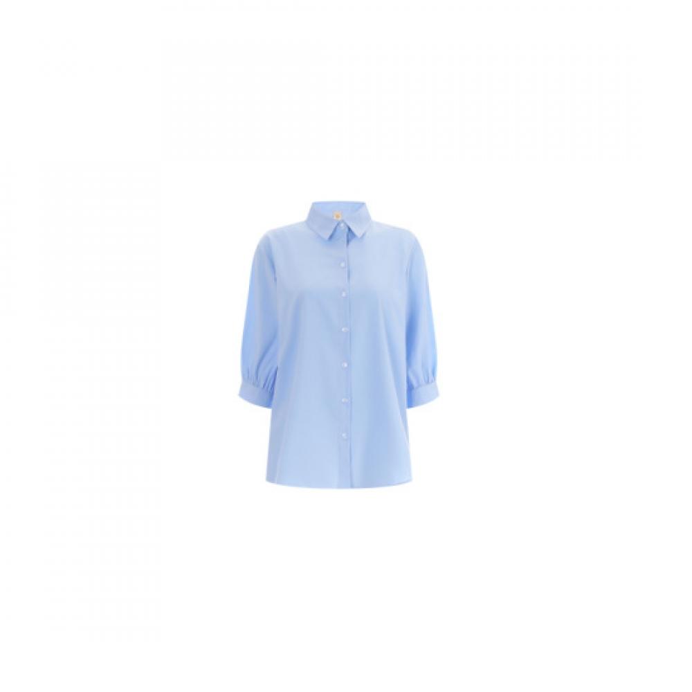 Shop Women Puff Sleeve Summer Short Sleeve Shirt Sora Bls Wnb 12028