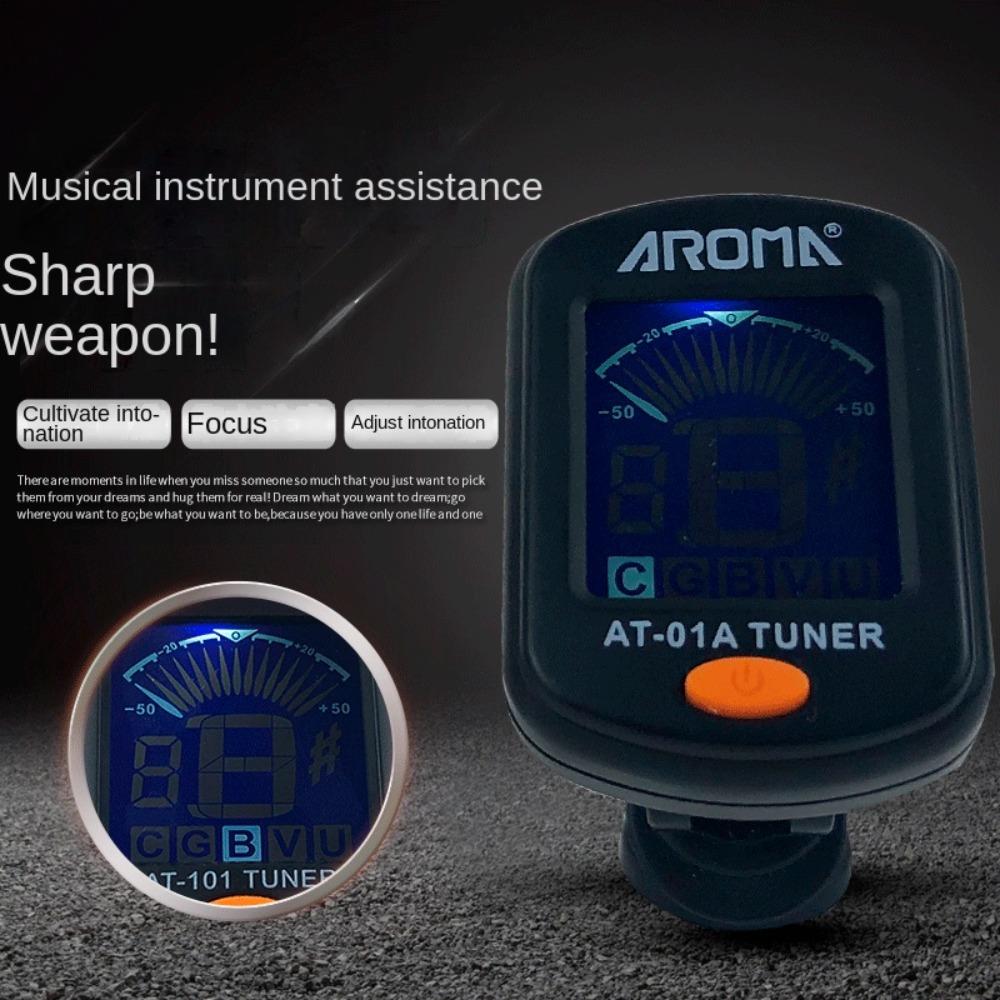 LCD Display Electric Digital Tuner Rotatable Digital Guitar Tuner Acoustic Guitar Tuner Guitar