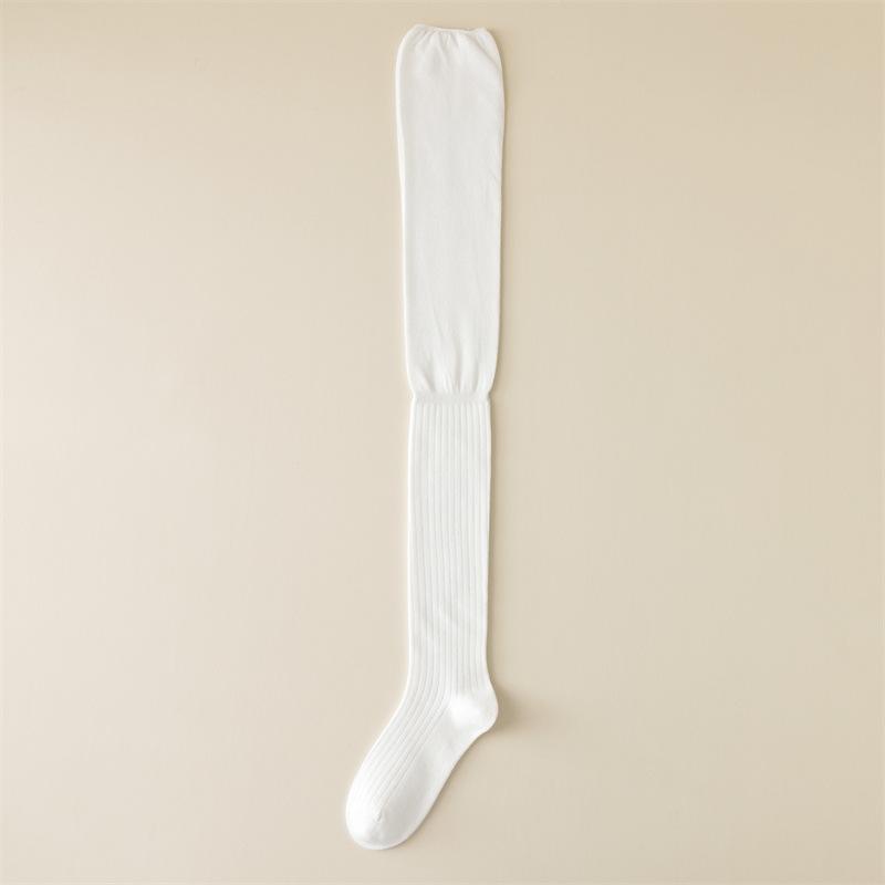 Гольфы до колена для женщин на осень и зиму, высокие гольфы до бедра для защиты коленей, утягивающие и не скатывающиеся высокие хлопковые гольфы до бедра