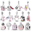 Copper Perfume Ballet Shoes Bags Lipsticks Charms Beads Fit Original Bracelet Diy Pendants Jewelry Gift For Women