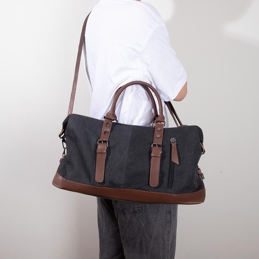 Новая дорожная сумка большой вместимости для отдыха на открытом воздухе для мужчин и женщин, холщовая наплечная ручная дорожная сумка