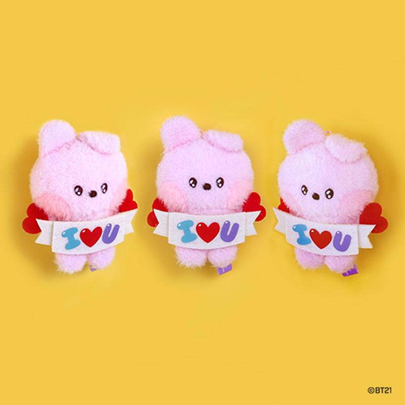 BTS BT21 Официальный плюшевый брелок [I Love U]