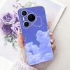 Для Huawei Pura 70 Прозрачный Чехол Эстетичный Роскошный Милый Модный Цветочный Забавный Расписной Корпус Для Huawei ADY-LX9 ADY-AL00