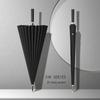 24-Bone Long Handle Umbrella: Large, Double-Reinforced Automatic Business Umbrella