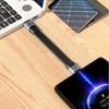 USB4.0 Кабель для быстрой зарядки USB C на USB C, 40 Гбит/с Передача данных, 100 Вт Питание FPC 8K Мягкий Короткий Кабель для Ноутбуков Телефонов